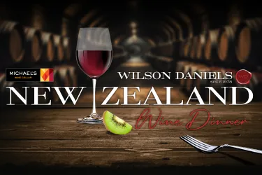 Join us for an unforgettable evening on March 19th in Michael’s Wine Cellar as we journey to the renowned vineyards of Hawke’s Bay, New Zealand, for an intimate five-course wine dinner on Thursday, March 19, from 6:30–9:30pm. This expertly curated experience will showcase a selection of celebrated wines from Te Mata and Kumeu, thoughtfully paired with an exquisite five-course menu crafted by our award-winning culinary team.