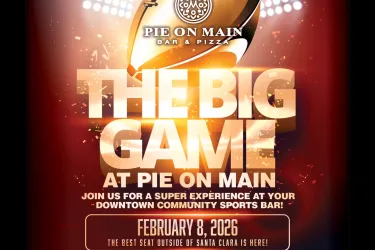 The Big Game at Pie On Main is ON!