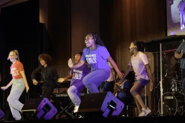 WBTT’s Stage of Discovery program participants and alumni performed during the 2025 April Fête