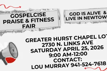 Gospelcise: Praise & Fitness Fair is a FREE community event that brings together faith, fitness, and wellness through uplifting gospel-inspired movement and music. The event will also offer free health screenings and wellness resources to support healthy living in the community.