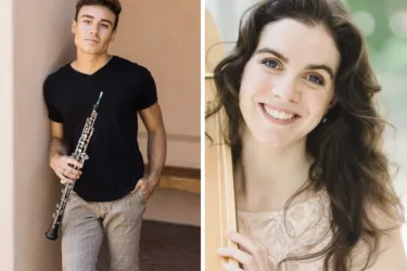 Oboe and harp are part of Baroque Treasures