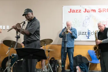 jazz jammers at Selby library