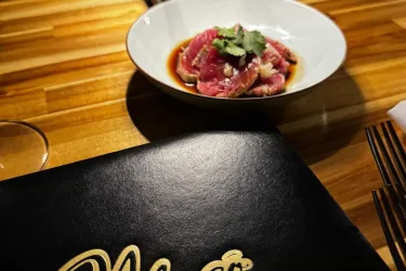 Tuna Crudo and Maso Menu