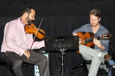 Keven Aland, violin and Jon McLaughlin