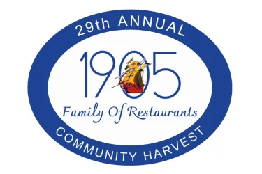 Logo of the 29th Annual Community Harvest charitable giving program