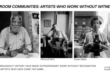 Bedroom Communities Website Banner images of underrecognized artists
