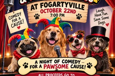 https://wslrfogartyville.ticketspice.com/20261022-laughter-saves-paws-fundraiser