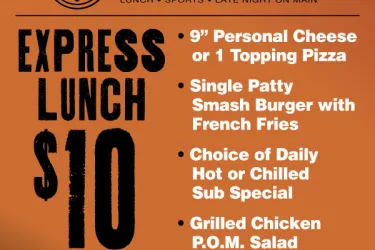 Pie On Main Express Lunch & Sub of the Day specials! Pie On Main Express Lunch & Sub of the Day specials! Photo