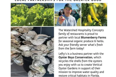 Watershed Hospitality Concepts Local Partnerships for the Greater Good Photo