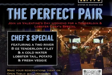 Valentine's Day weekend at Lefty's Oyster & Seafood Bar: The Perfect Pair Photo