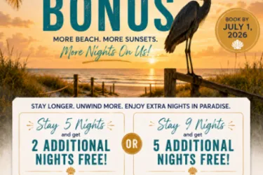 Fall Escape Special: Complimentary Nights Included on Gulf Front Stays Photo