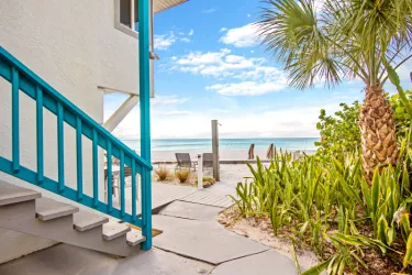Outside - walkway to private beach Photo