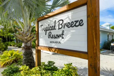 Tropical Breeze Resort Sign - Tropical Breeze Resort Sign Photo