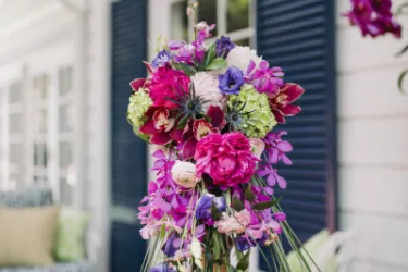 Florida Garden Bouquet - Vibrant handcrafted bridal bouquet inspired by the beauty and colors of Florida gardens Photo