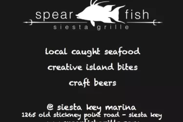 Spearfish Grille - Located at Siesta Key Marina, Spearfish Grille is a purveyor of Relaxed Island Dining. Photo