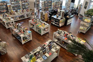 Inside Bookstore1Sarasota - View of Bookstore1's sales floor from our loft. Photo