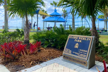 Eloise Werlin Park - Located on the eastern base of the John Ringling Causeway Bridge adjacent to Hart’s Landing. Park includes a playground, walking trails, fabric shade structures, Hart’s Lan... Photo