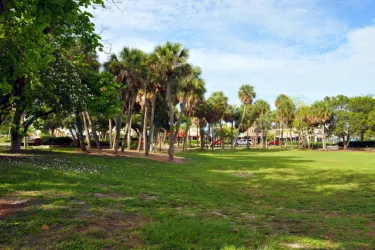 Inside the Park - Locals and visitors enjoy shopping, eating and festivals inside the park. Photo